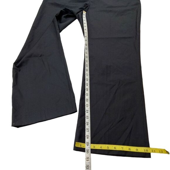 Pendleton Trouser Womens 18P Black Wool Blend Flat Front Straight Leg Casual - Picture 10 of 12